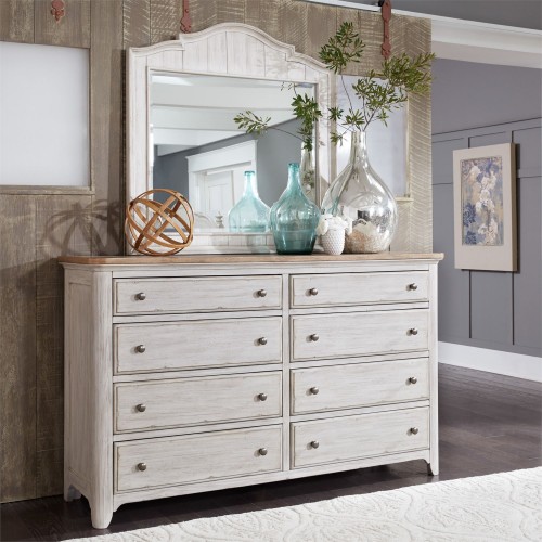 FARMHOUSE REIMAGINED DRESSER & MIRROR